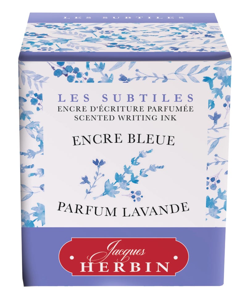 Jacques Herbin Herbin Georges Lalo 13710T Scented Ink Lavender, 30 ml, 4.90 x 4.90 x 5.20 cm, Blue - Image 2